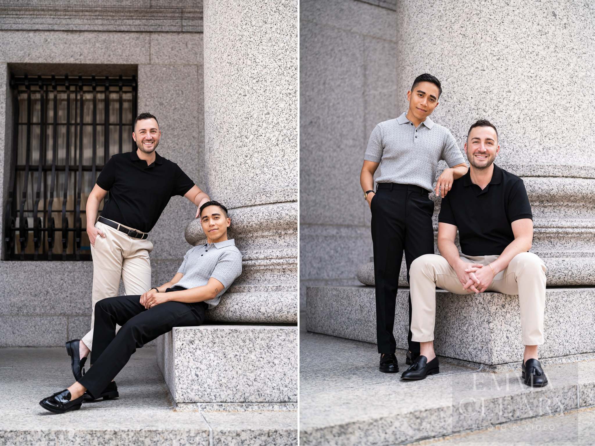Photos of the grooms
