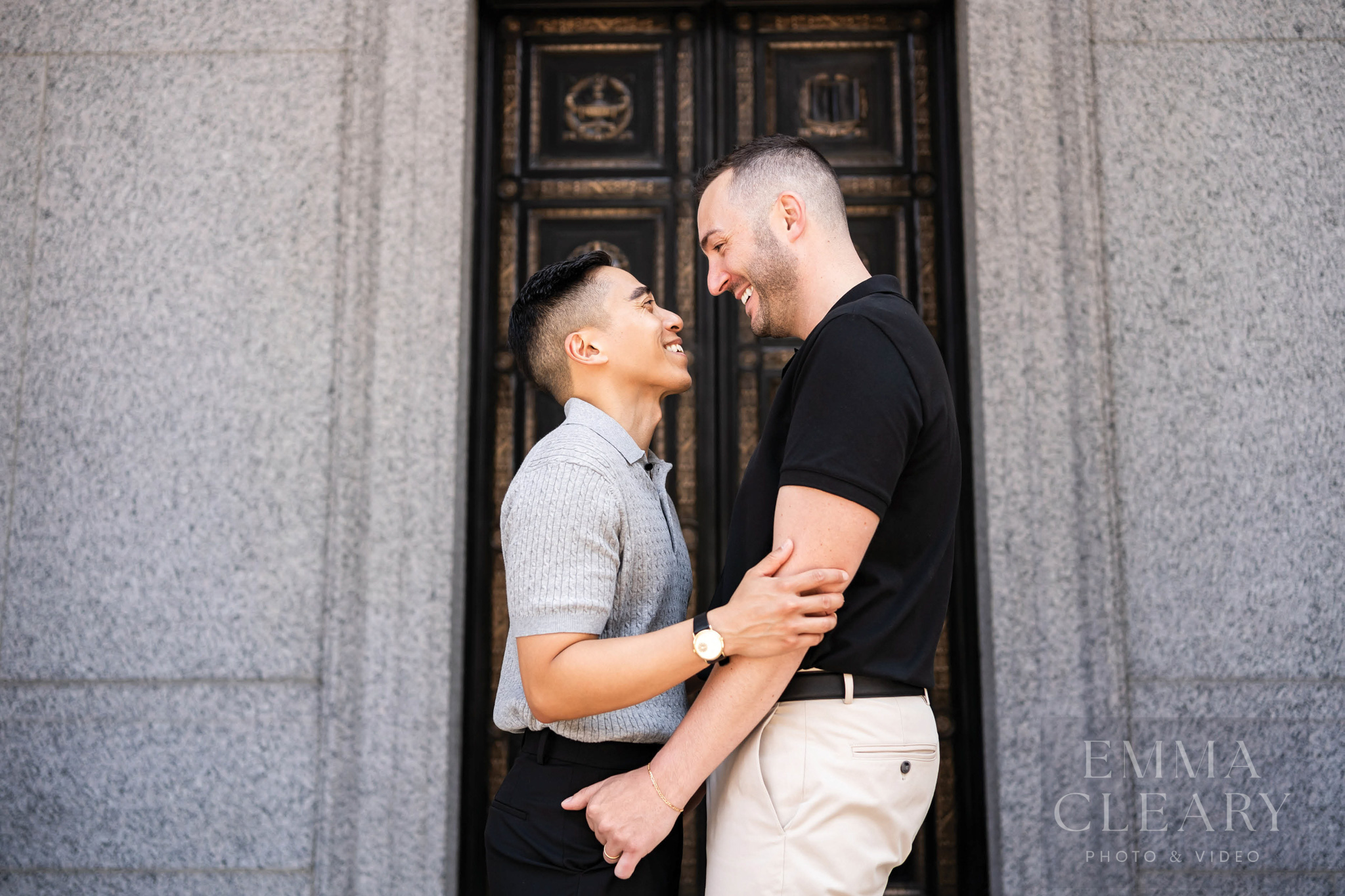 Wedding portrait of a couple