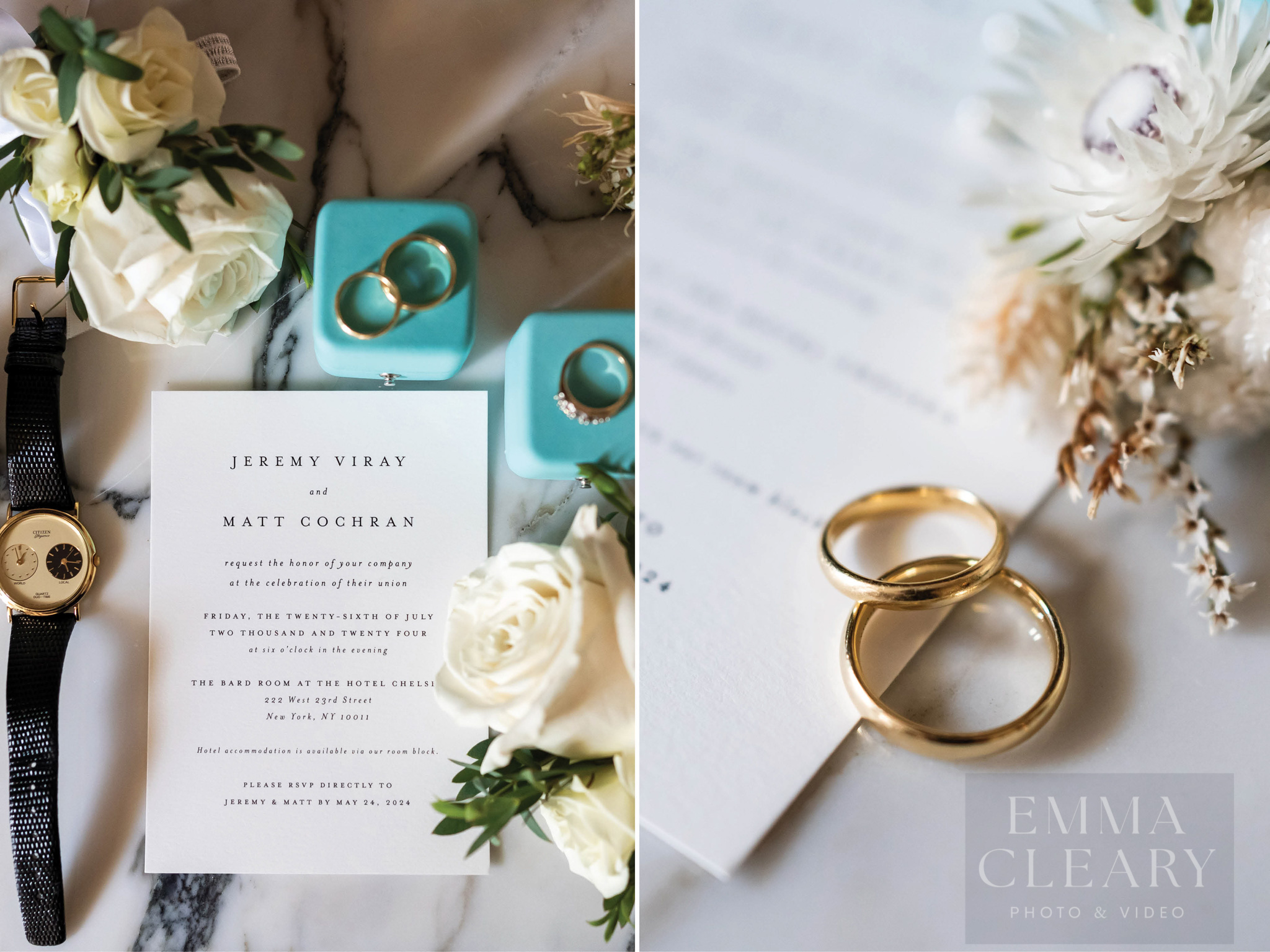 Wedding details photo