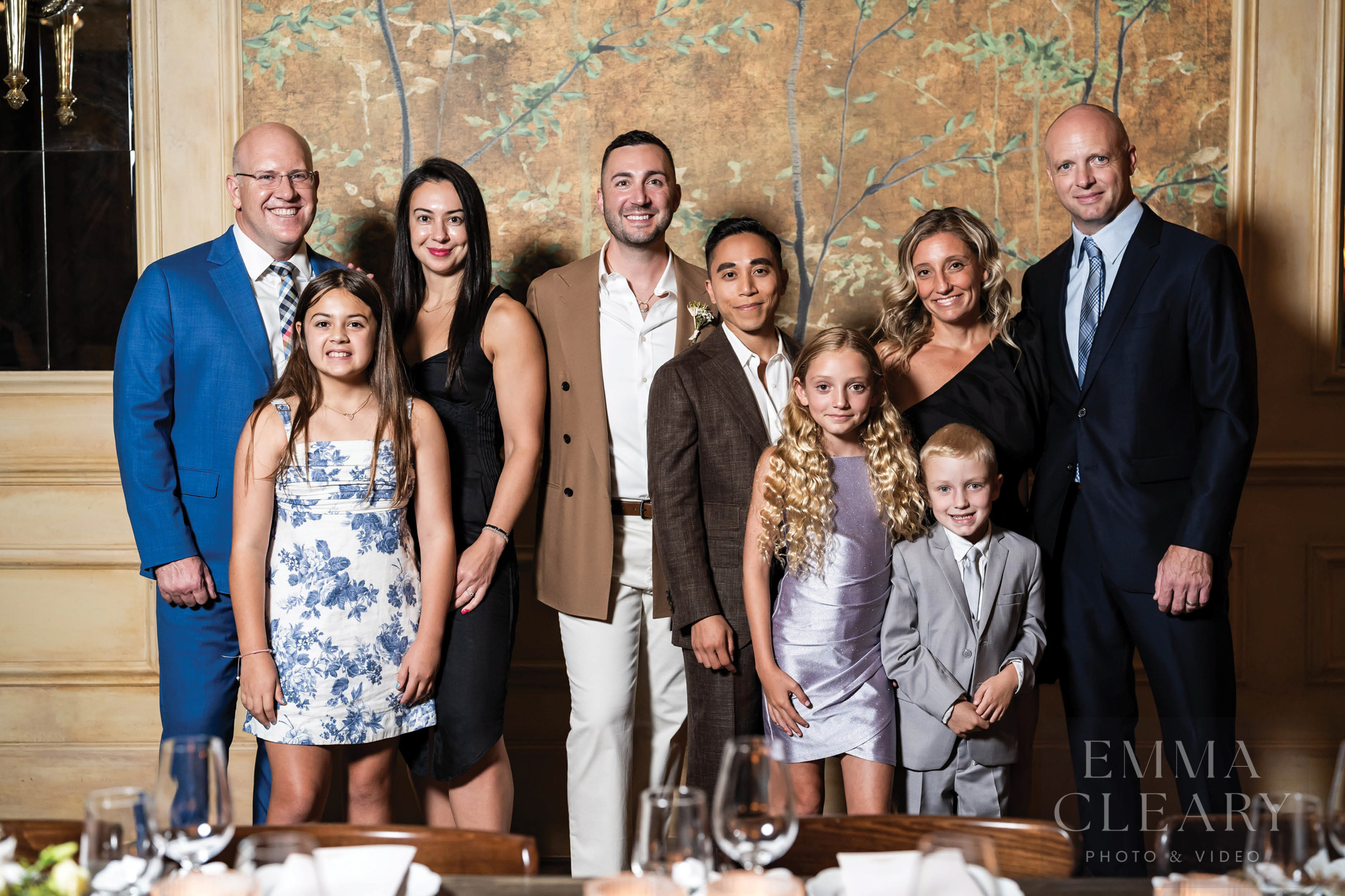 Group wedding portrait