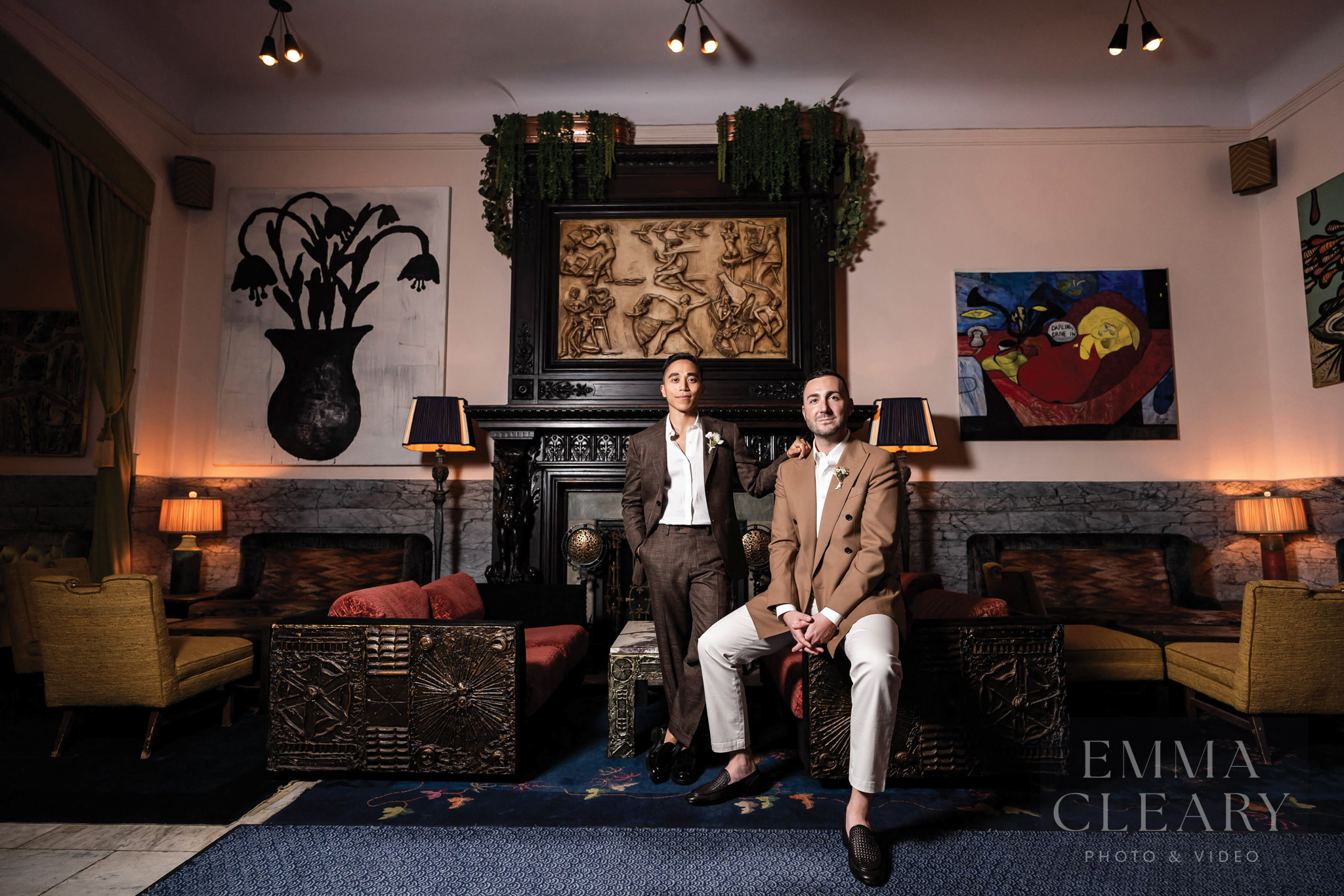 Wedding photo of the grooms