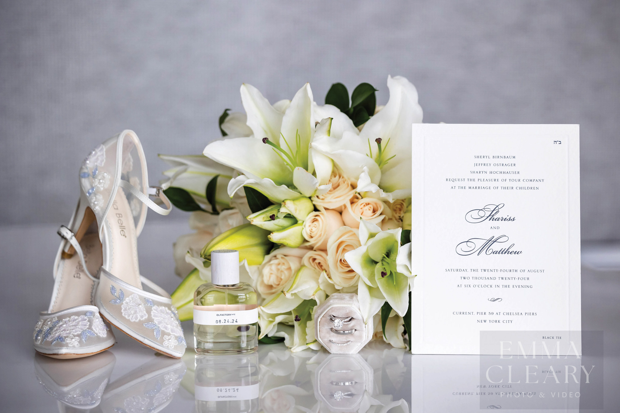 Wedding bridal details