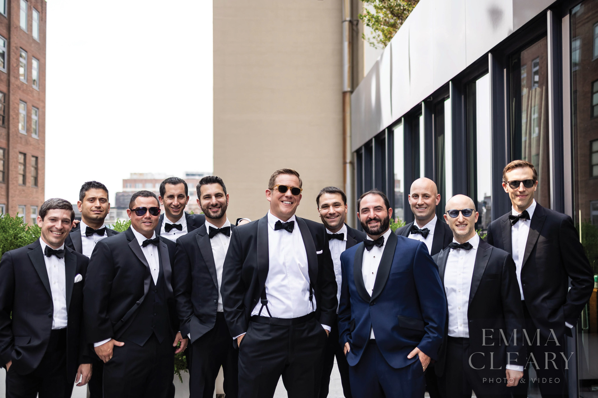 Groom and groomsmen