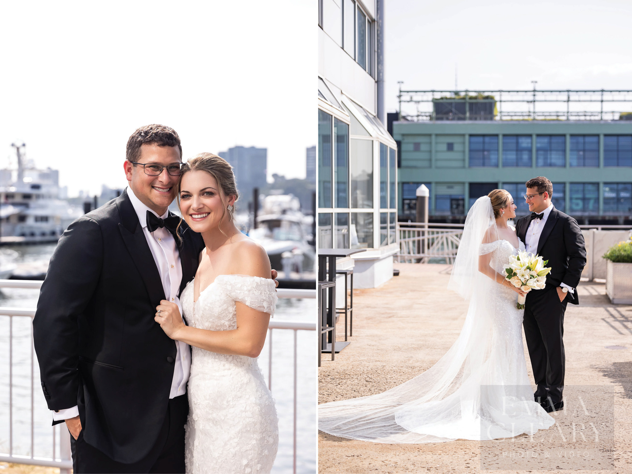 Wedding photo of the couple
