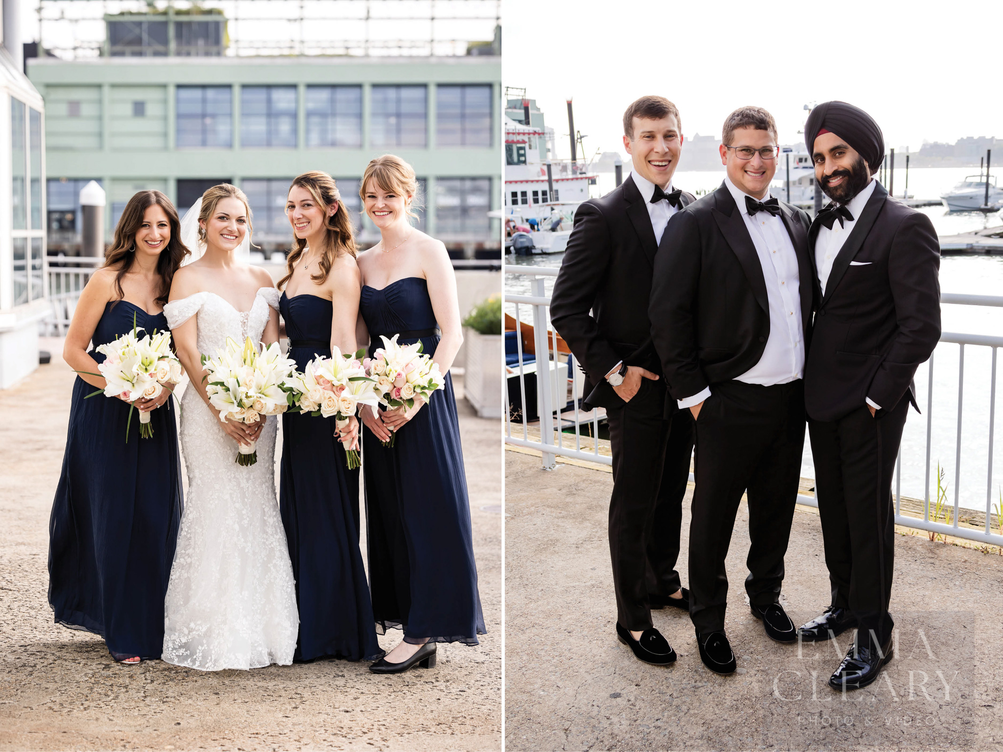 Group wedding portrait