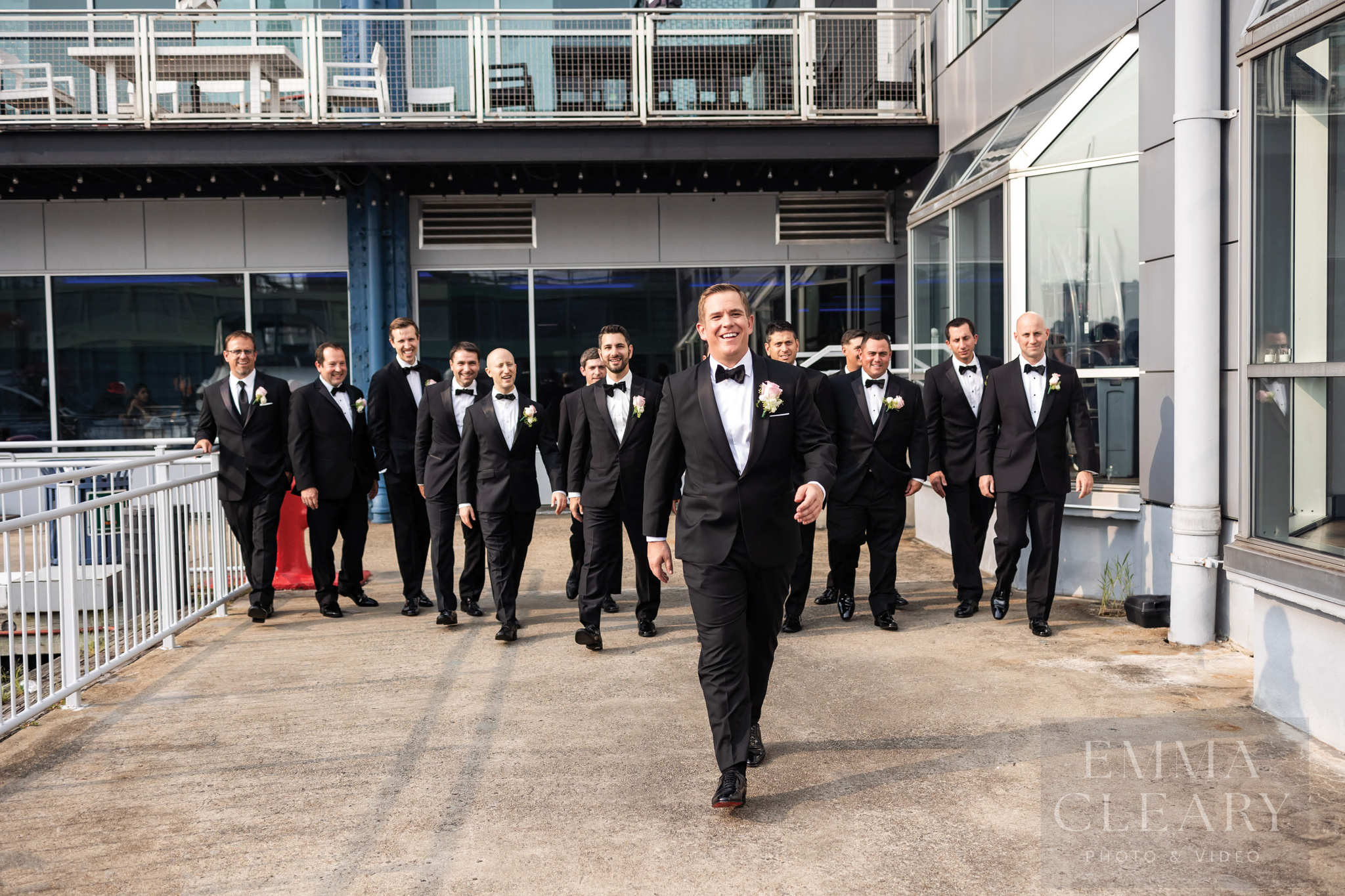 Groom and groomsmen