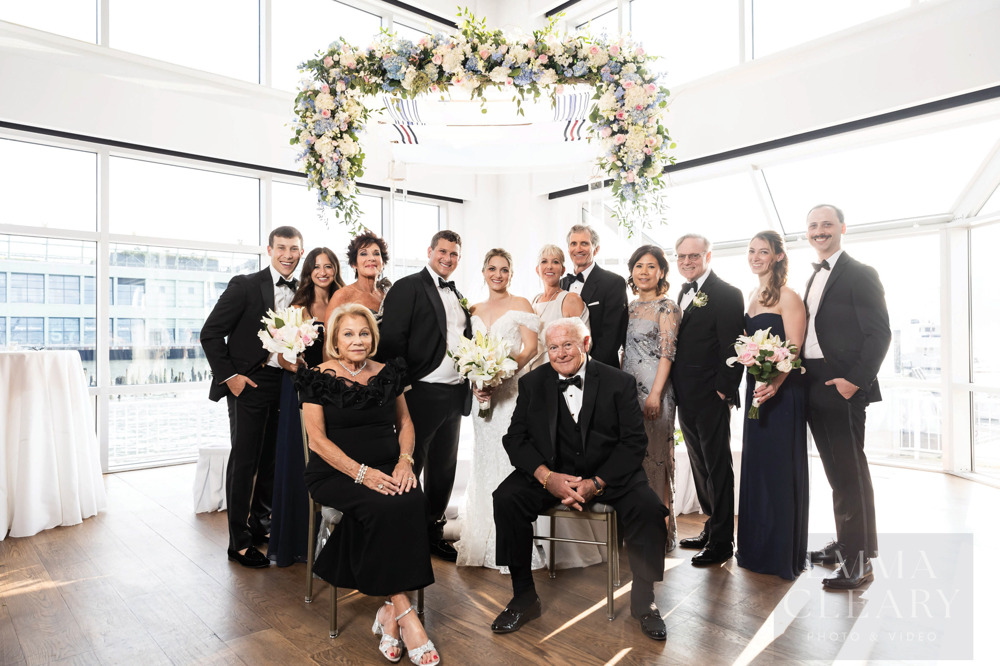 Group wedding portrait
