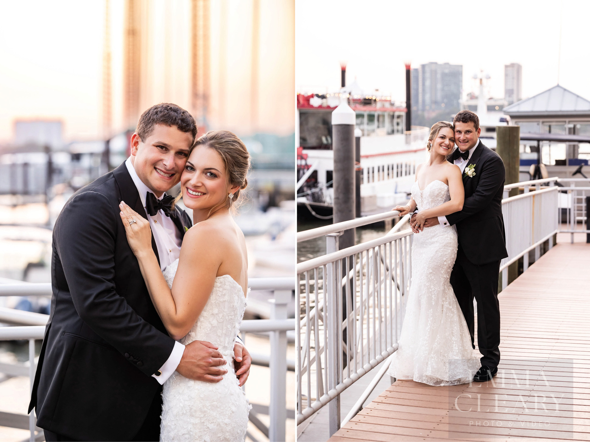 Wedding portrait of a couple