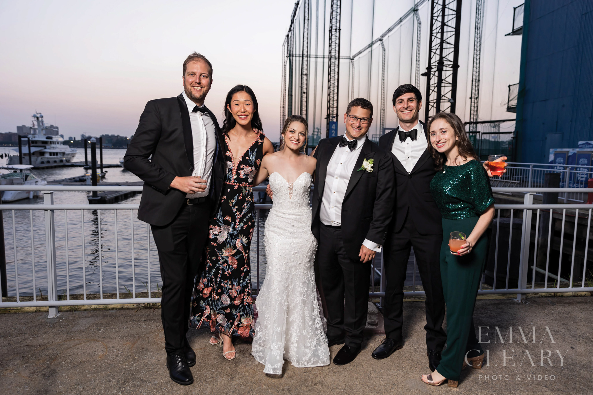 Group wedding portrait