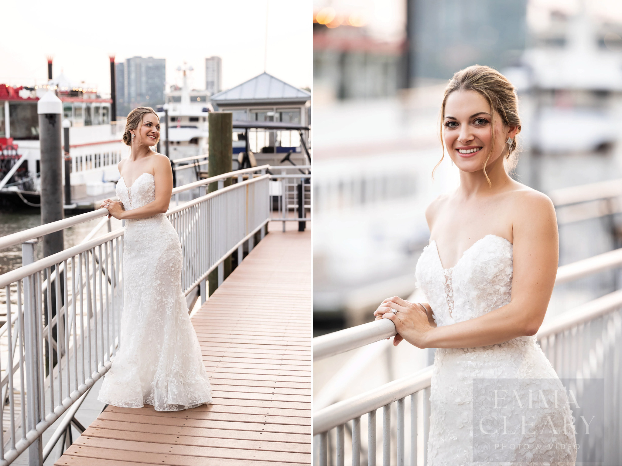 Portrait of the bride outdoors