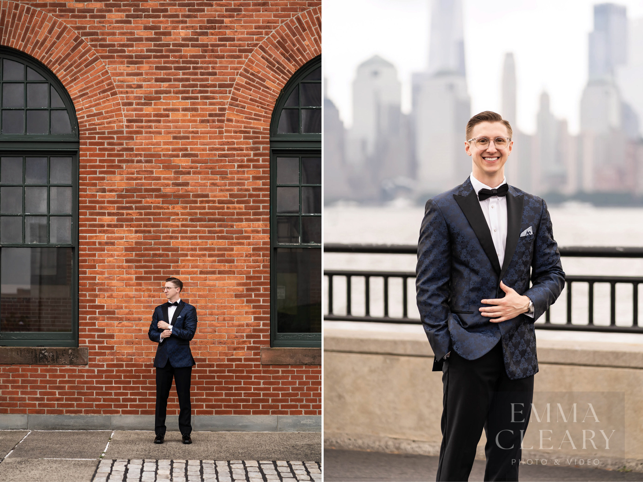 Outdoor groom's portrait