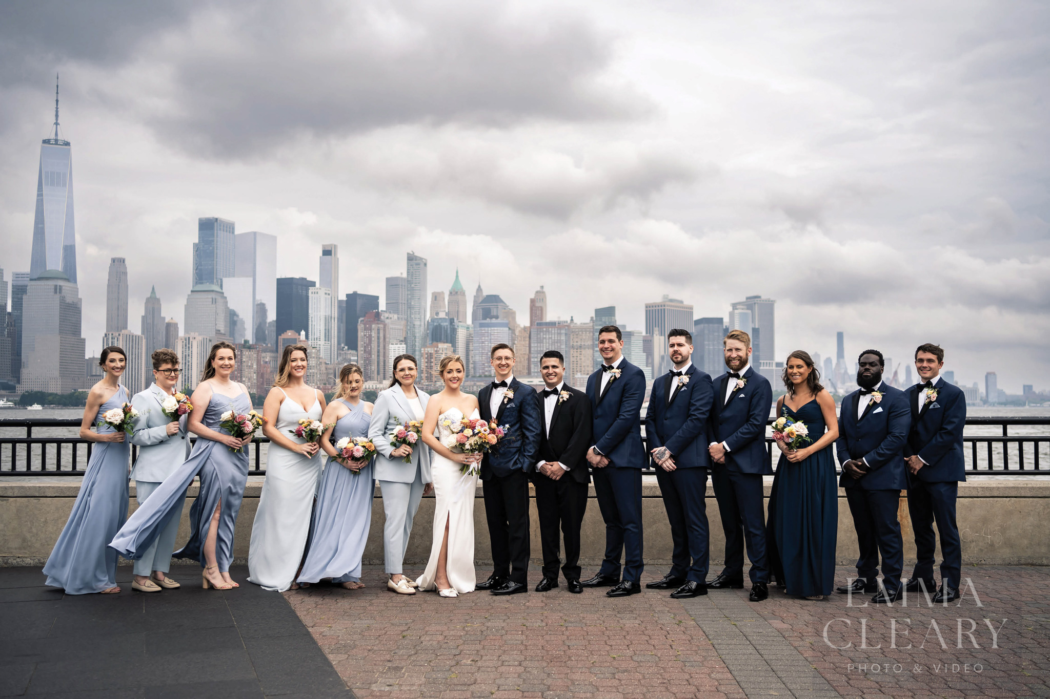 Group wedding portrait