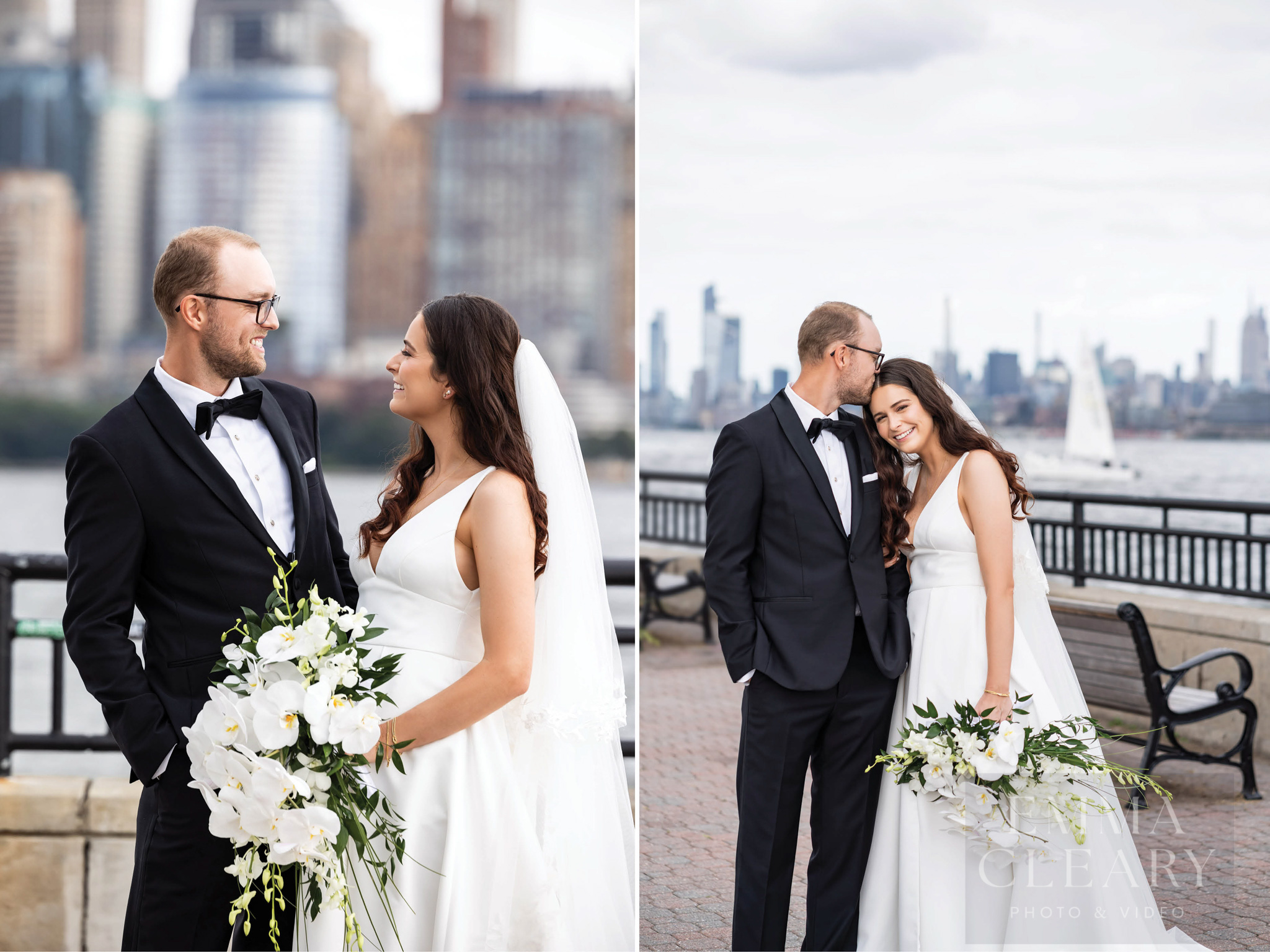 nyc skyline wedding