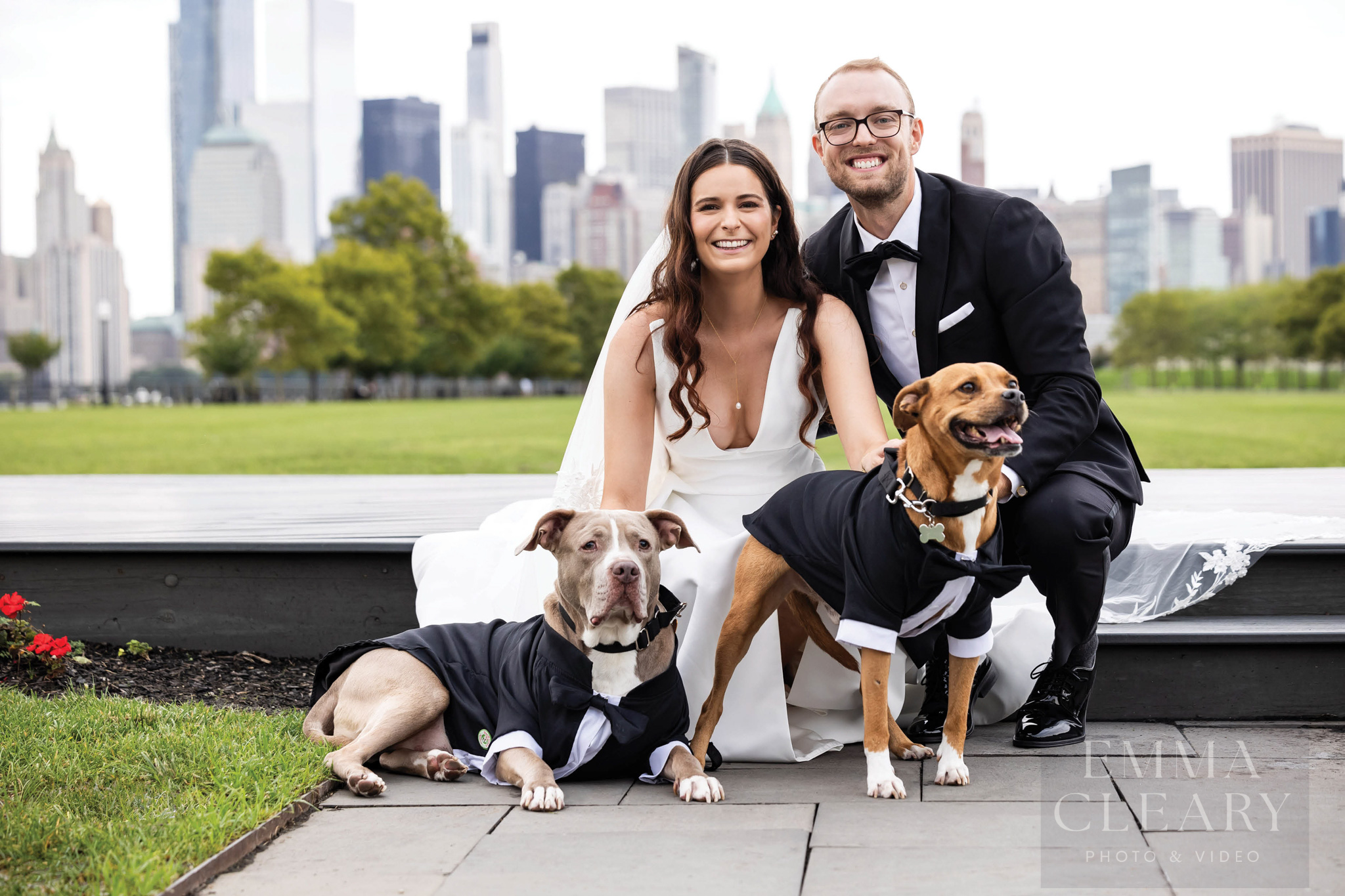 Liberty House wedding couple