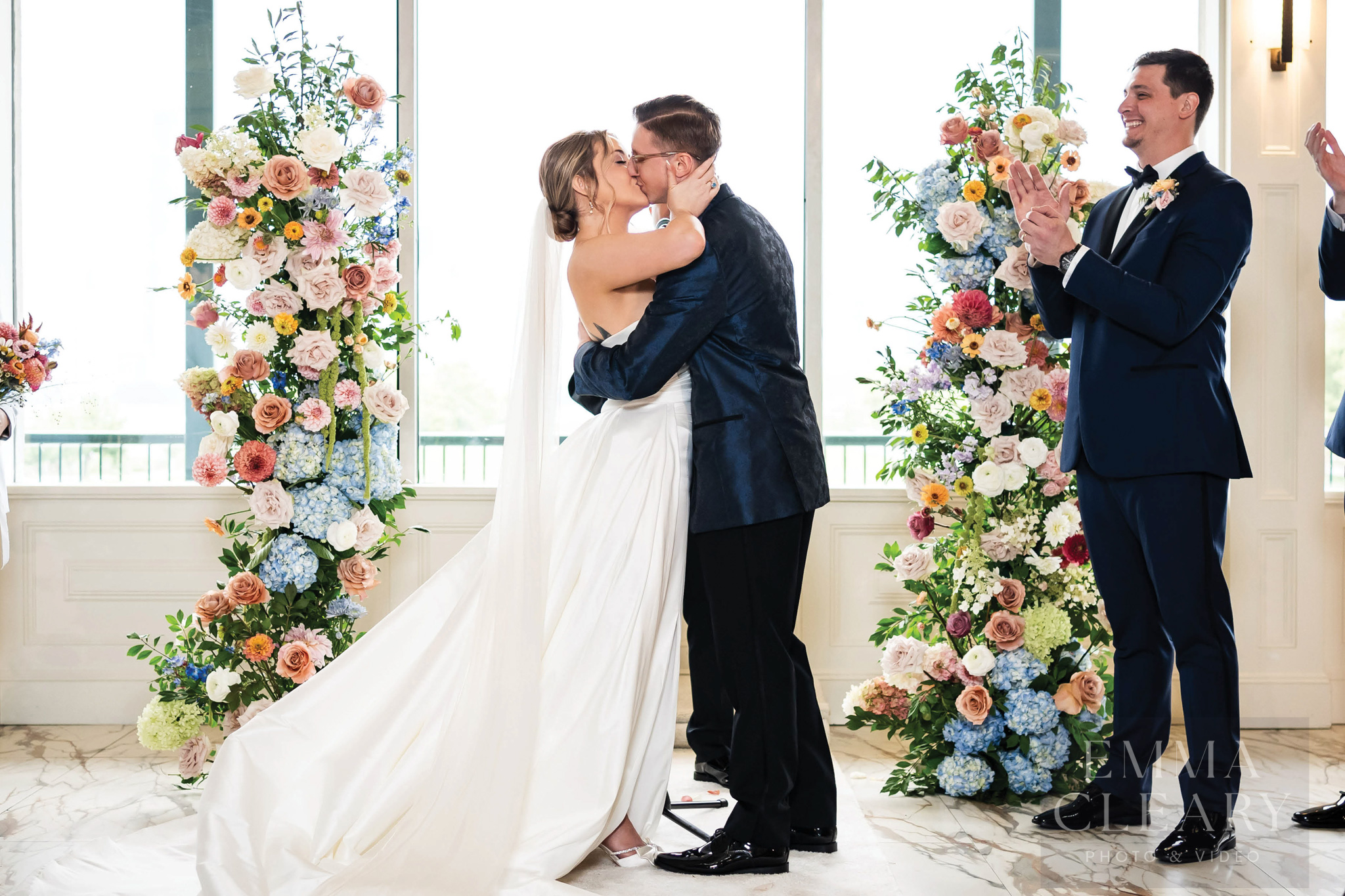 Wedding kiss