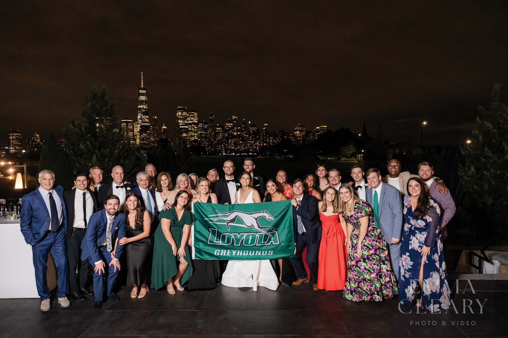 Group wedding portrait