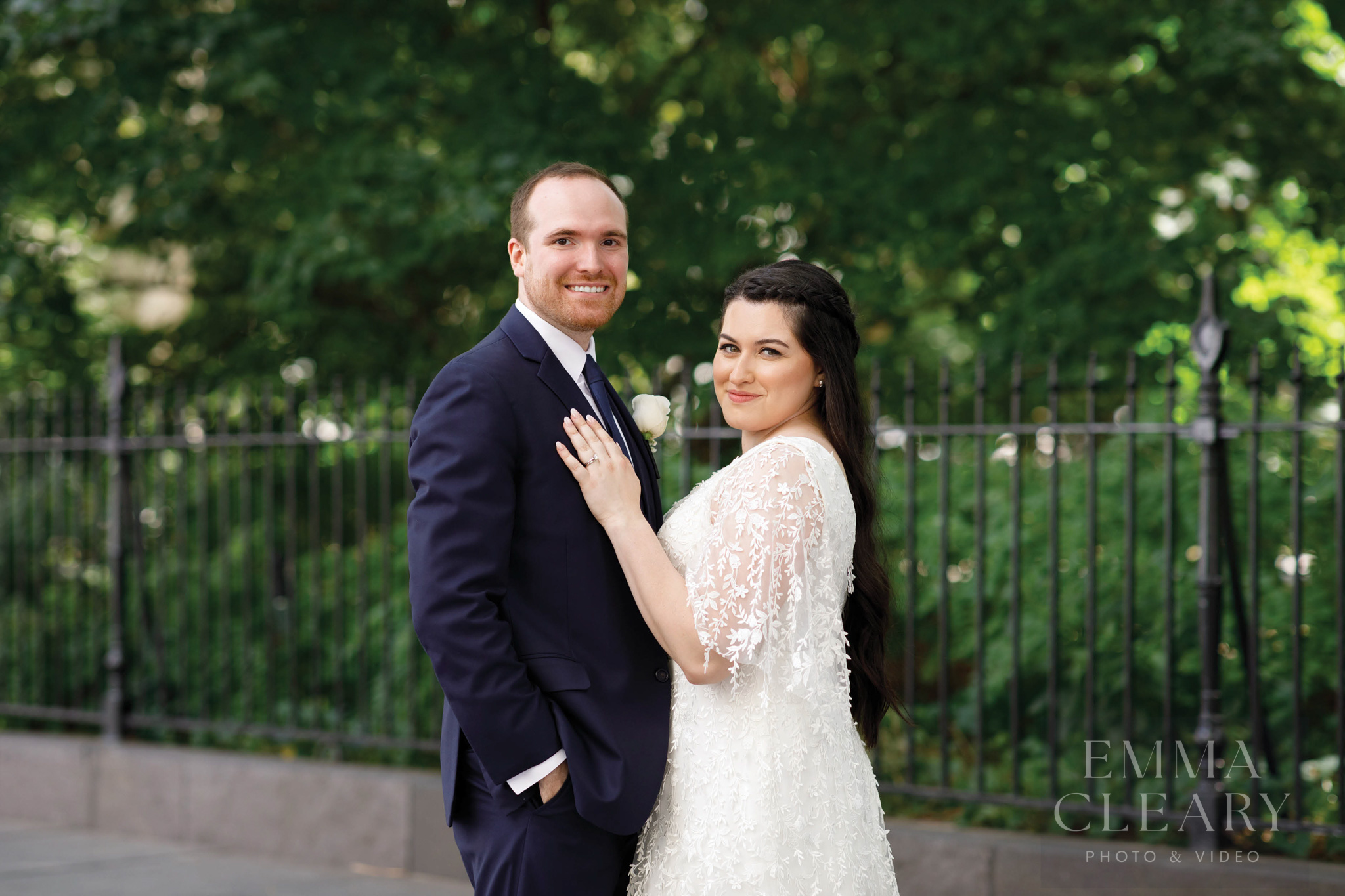 The bride and the groom photo