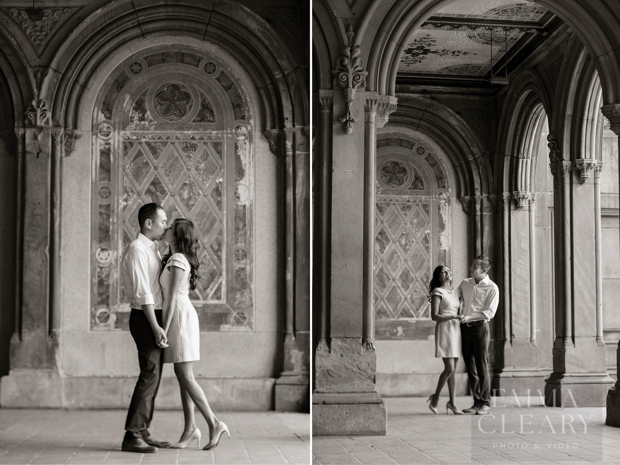 An engaged couple