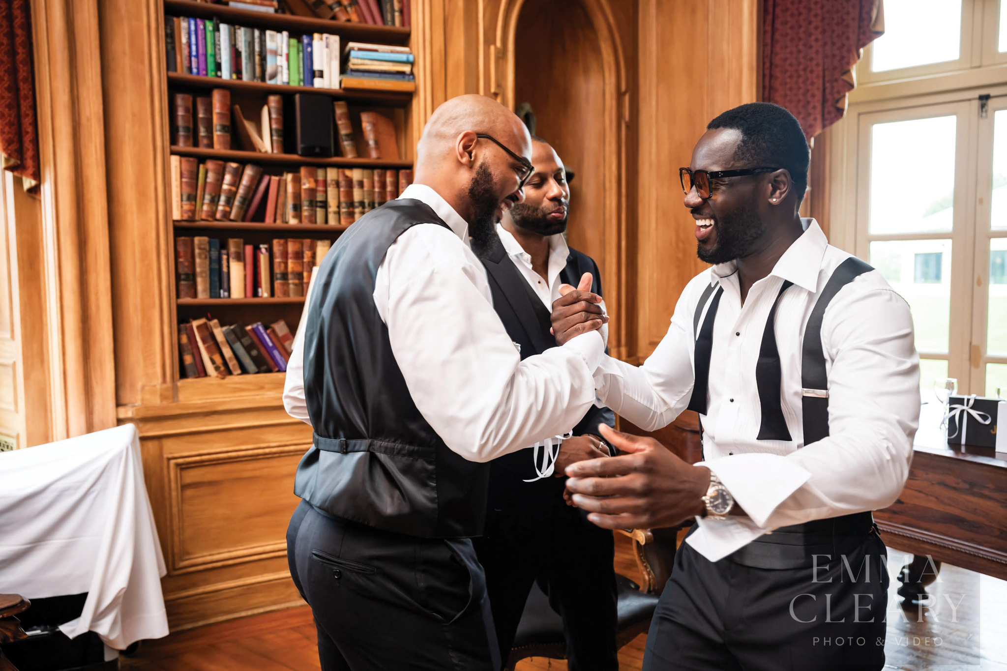 Groom and groomsmen