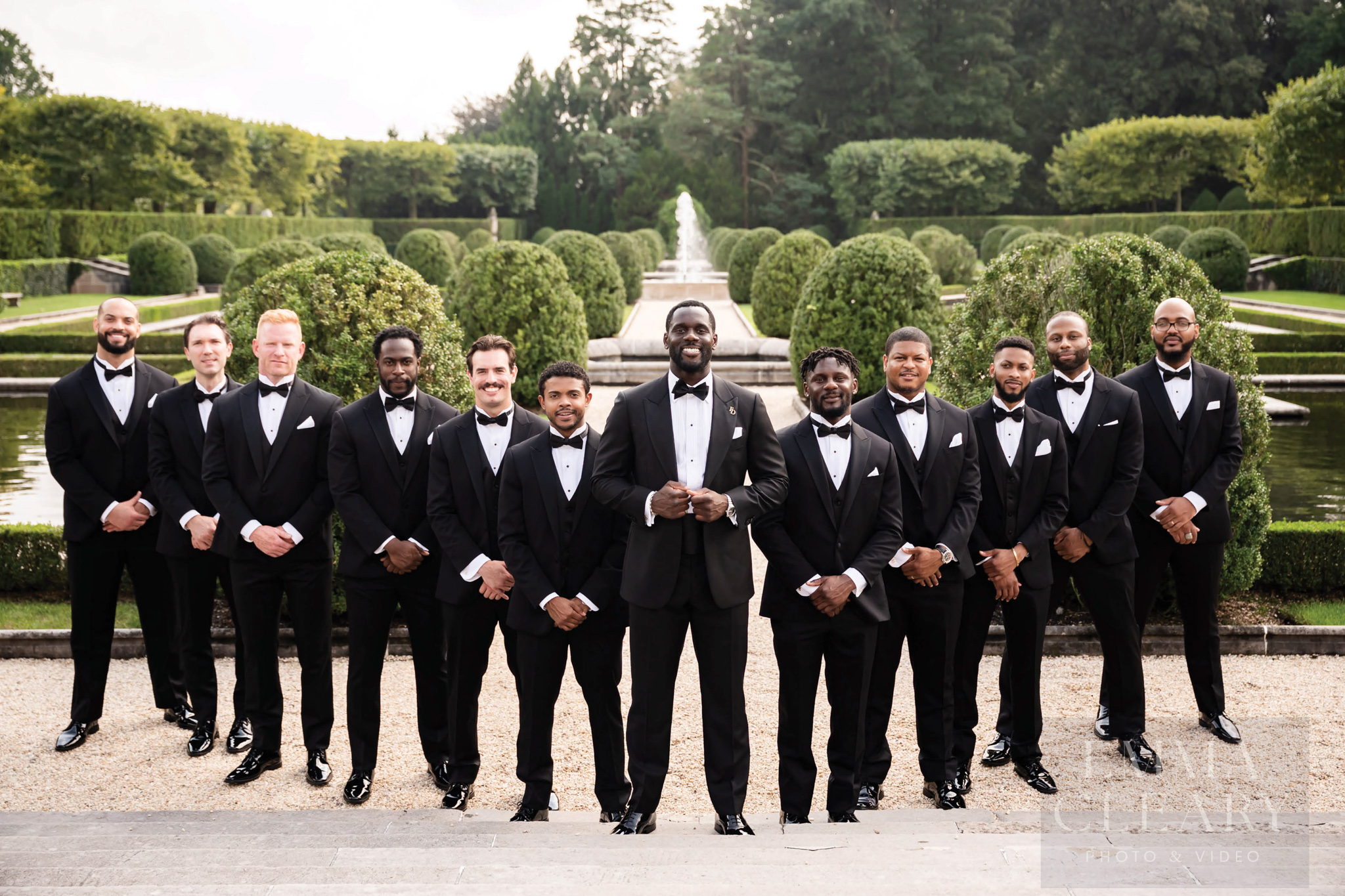Groom and groomsmen
