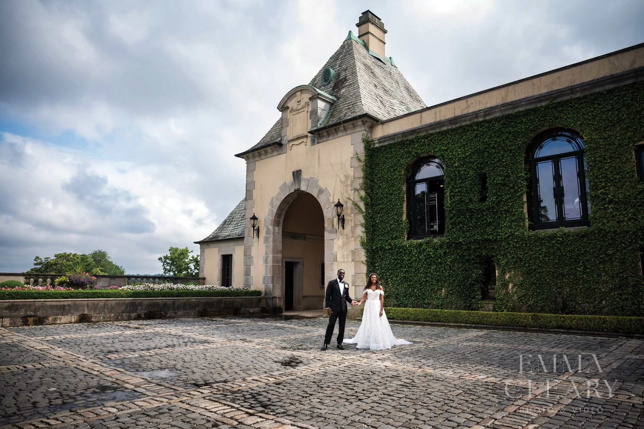 Wedding photo of the couple