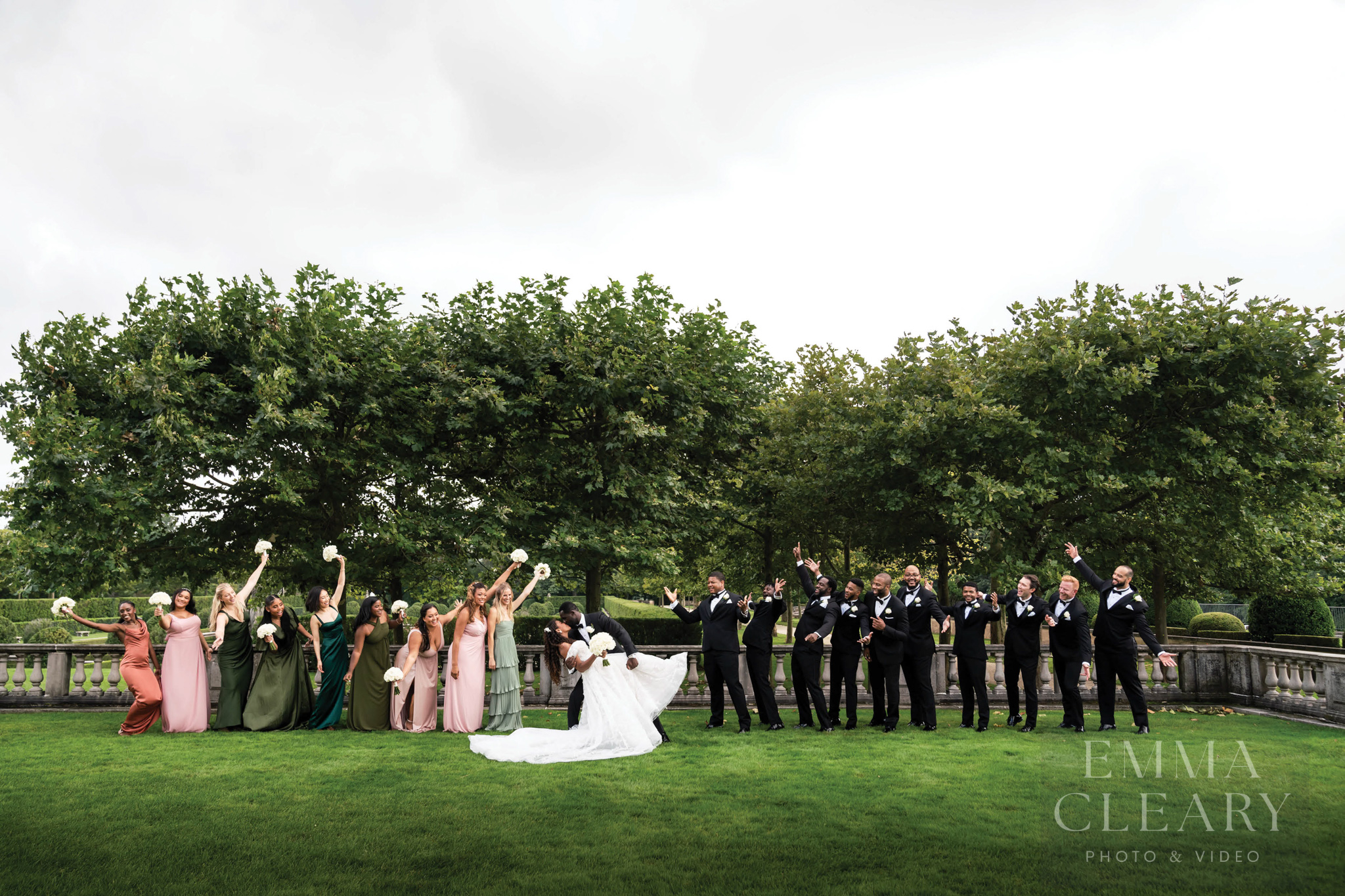 Group wedding portrait