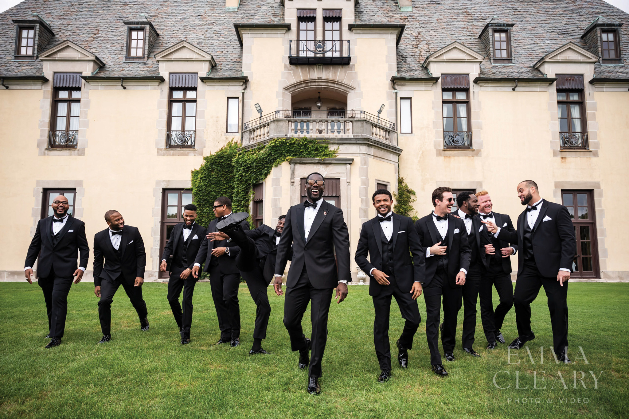 Groom and groomsmen
