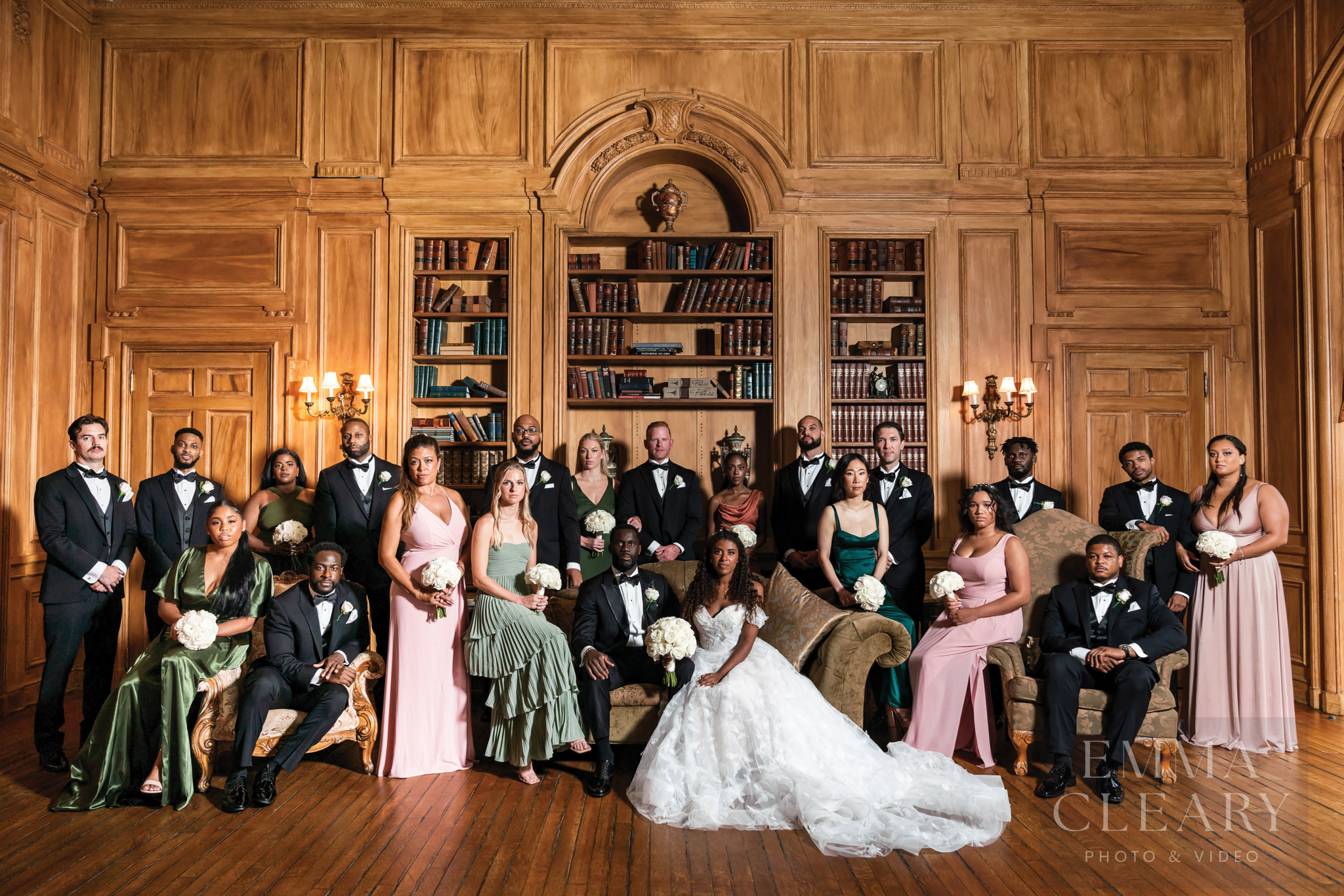 Group wedding portrait