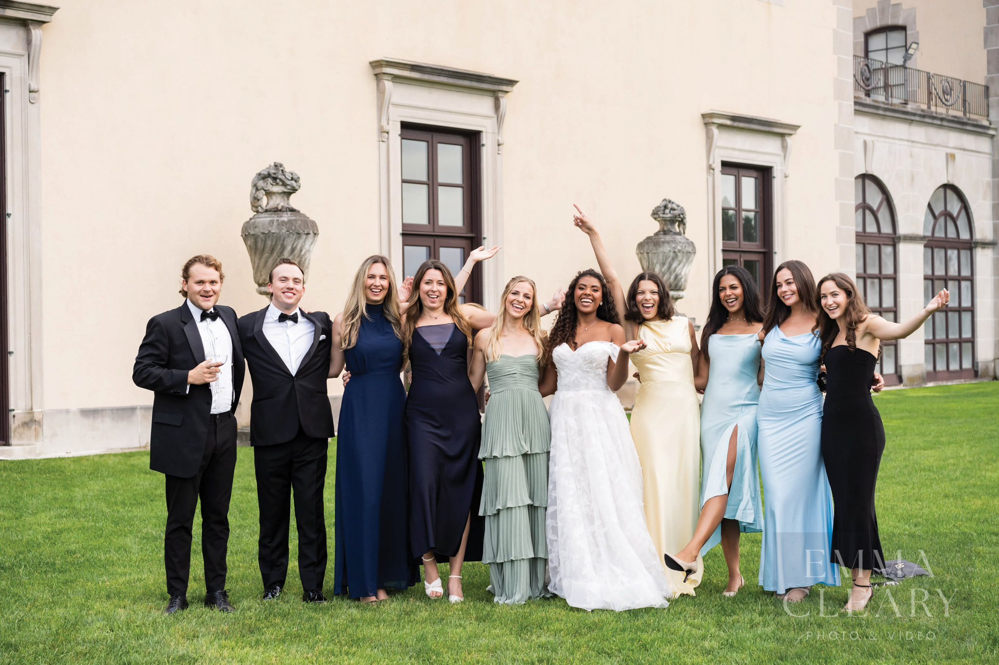 Group wedding portrait