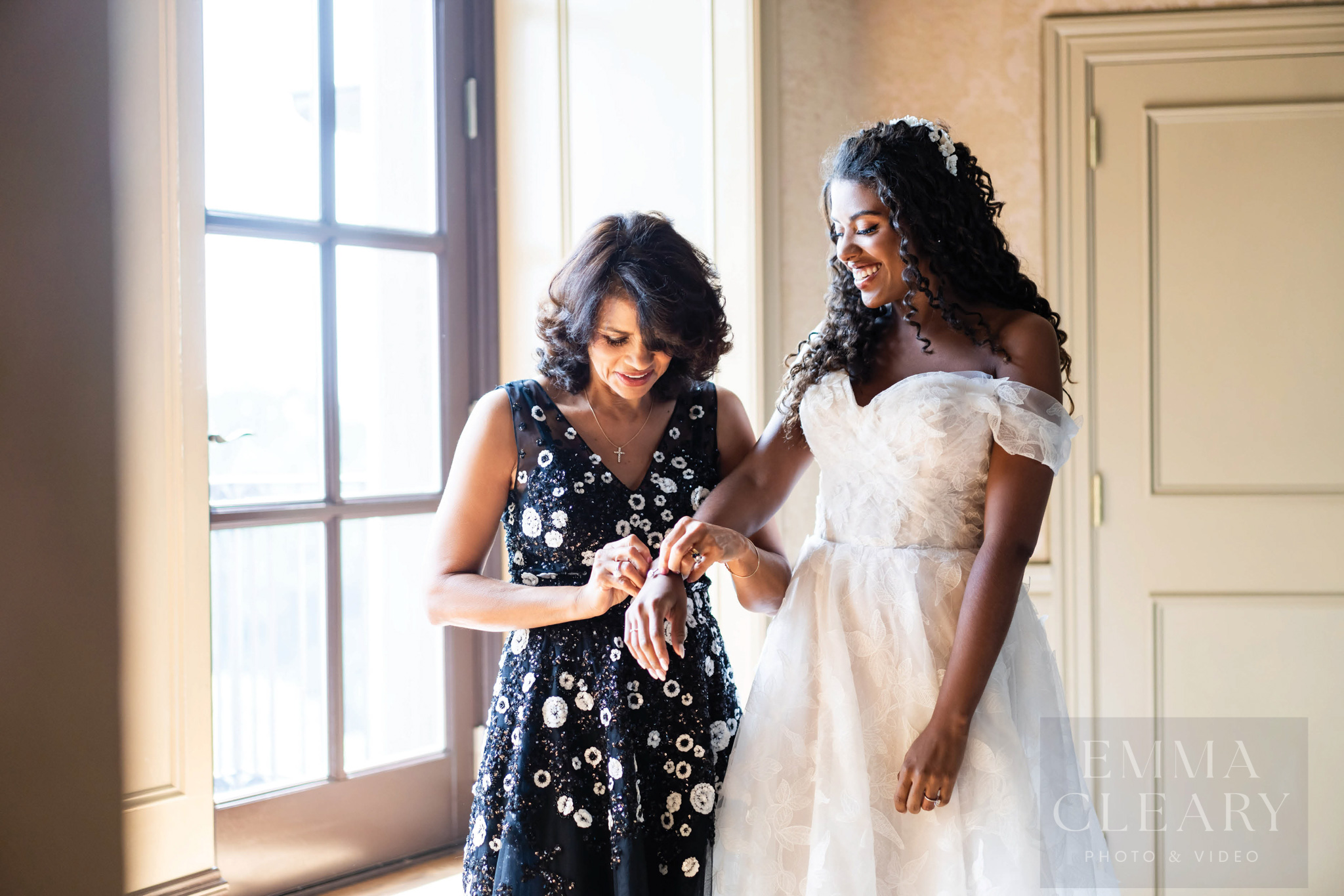 Bride and mother