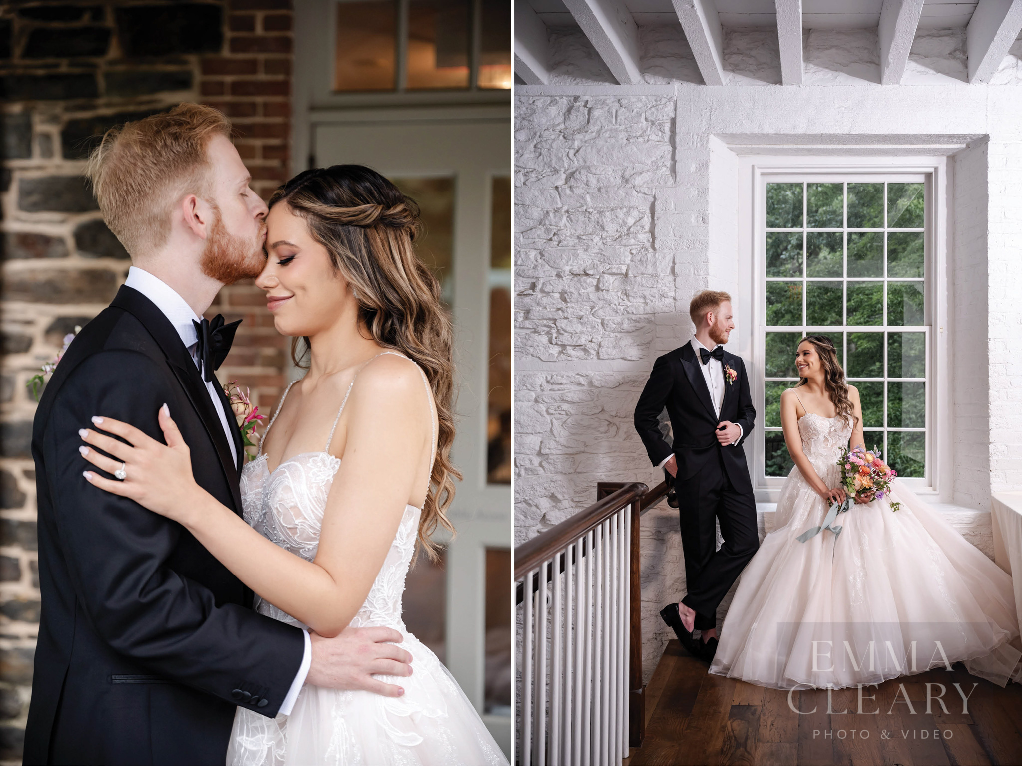 Wedding photo of the couple
