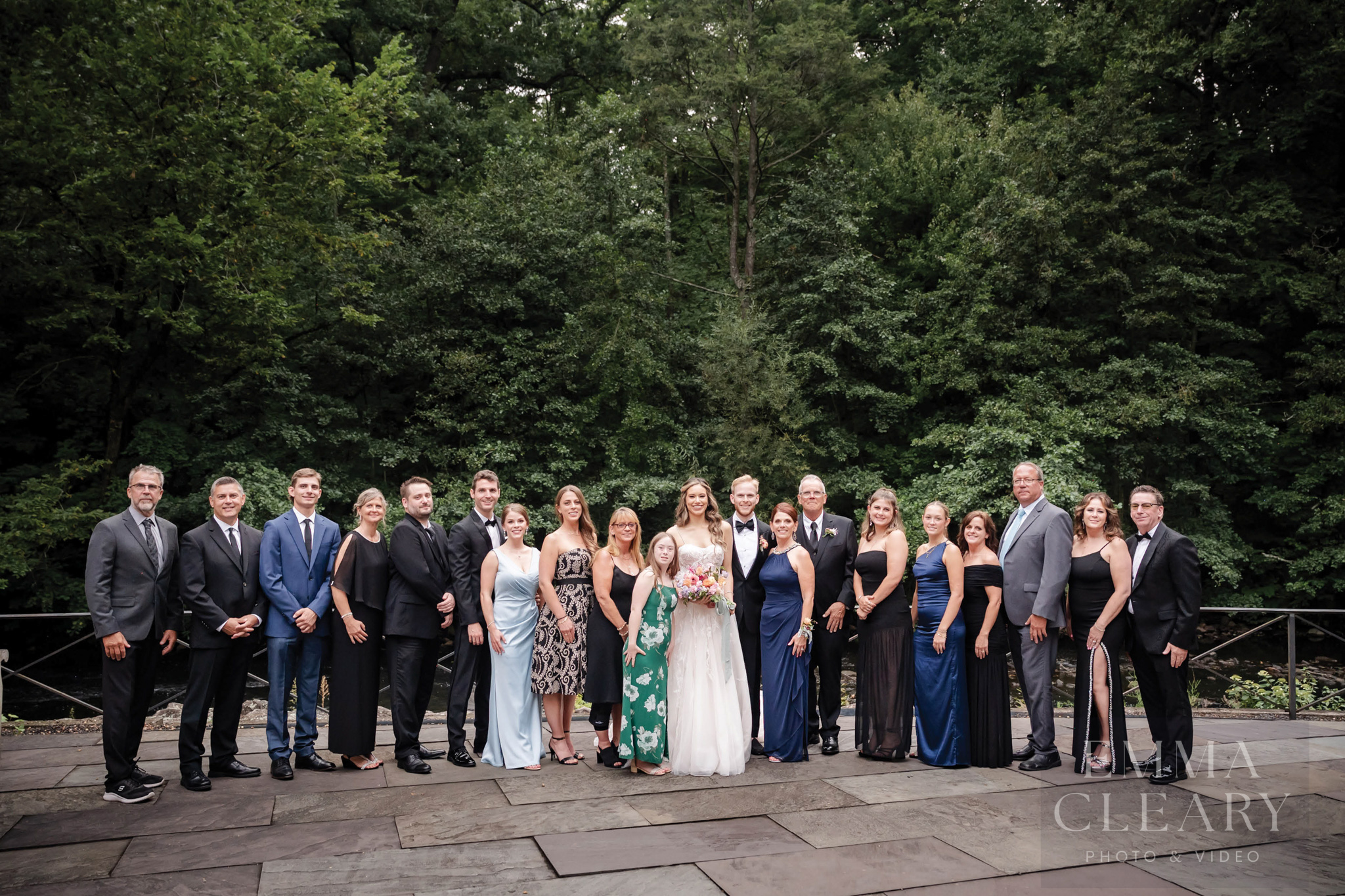 Group wedding portrait