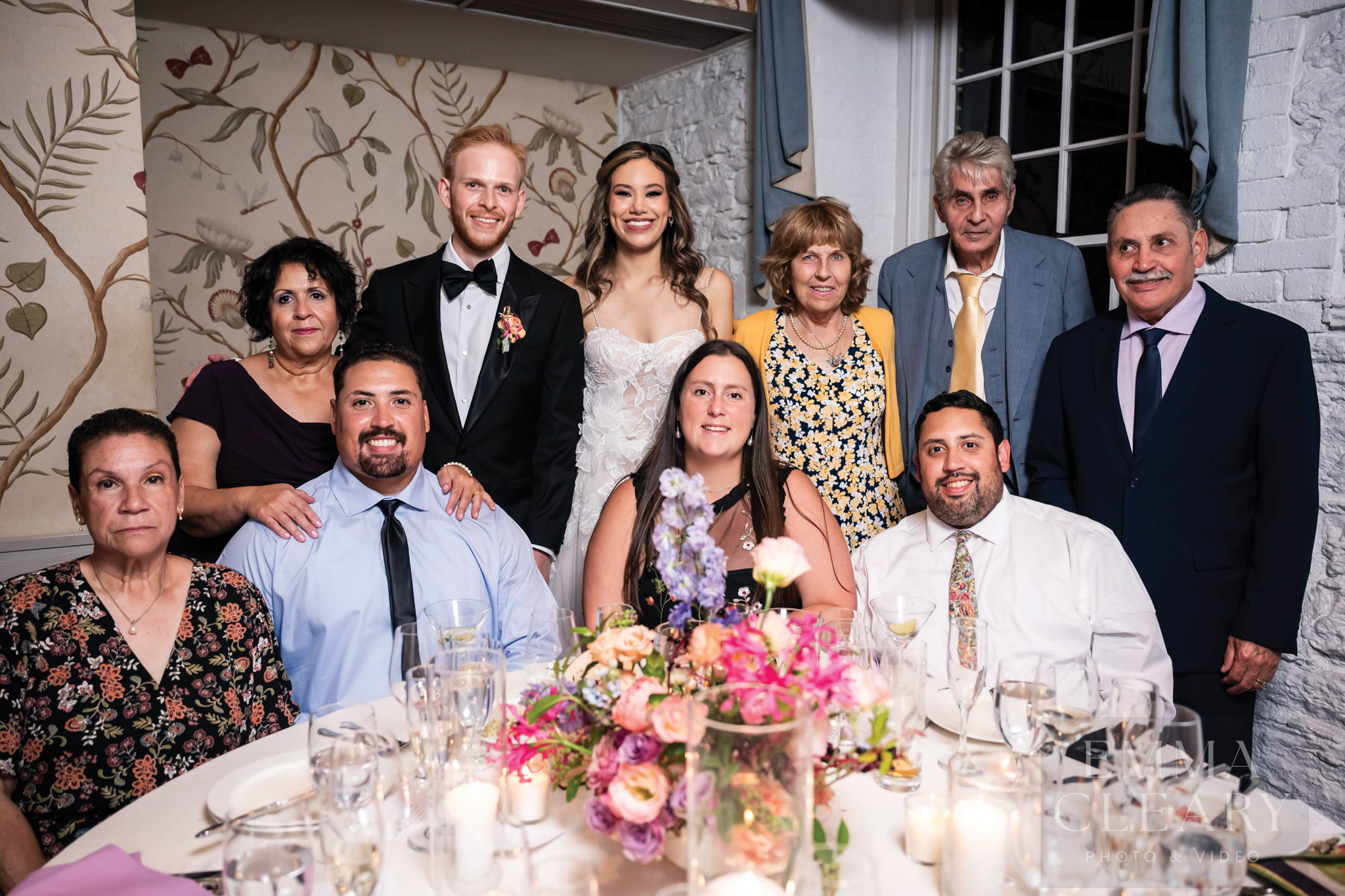 Group wedding portrait