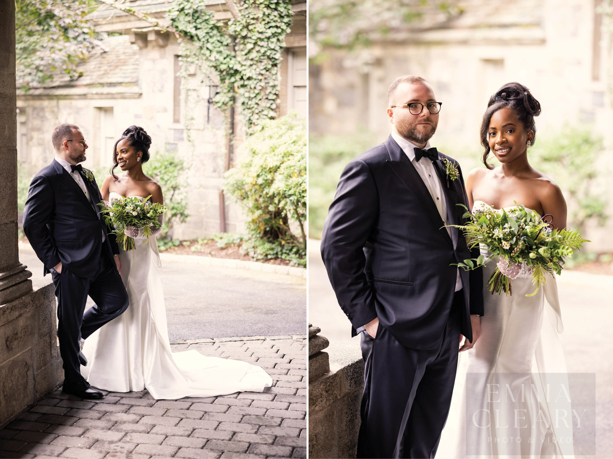 Wedding photo of the couple