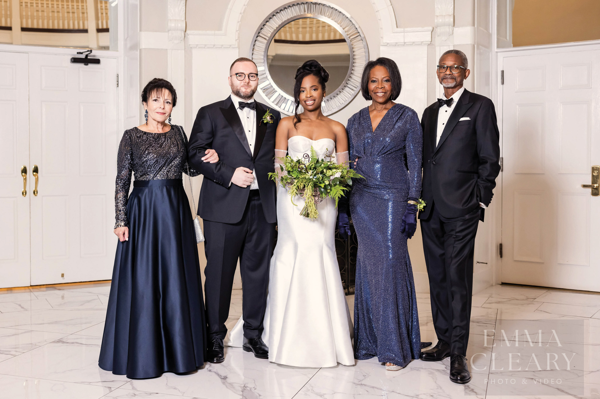 Group wedding portrait