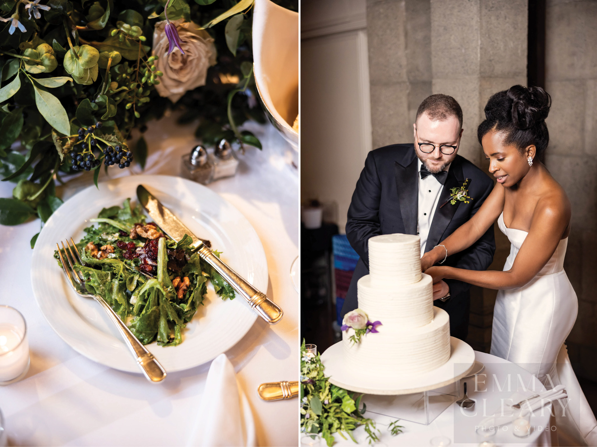 Tappan Hill Mansion Cutting a wedding cake