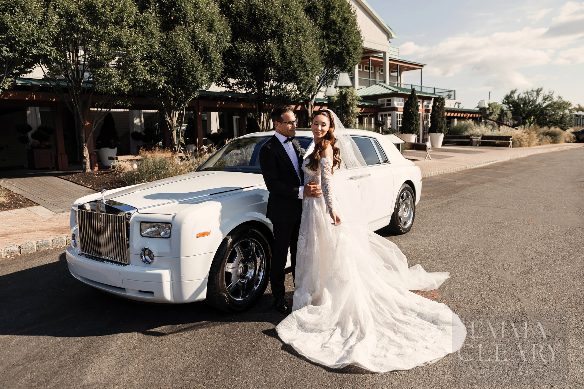 Wedding photo of the couple