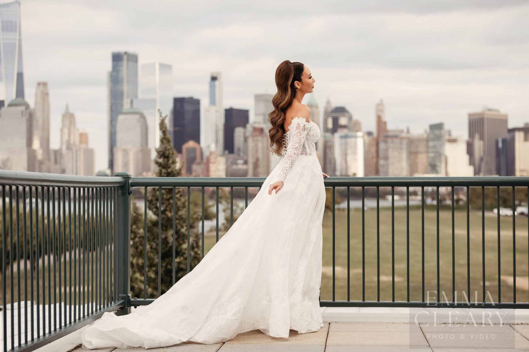 Liberty House Portrait of the bride outdoors