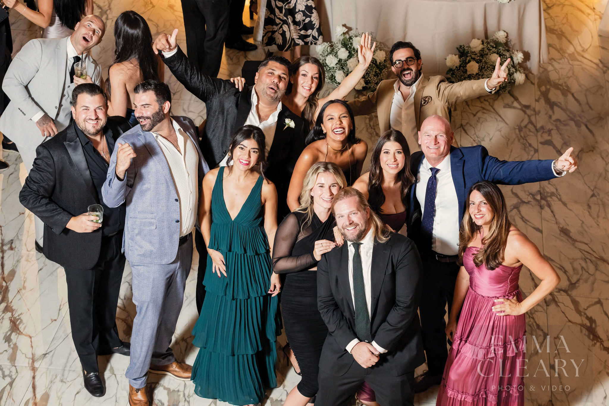 Liberty House Group wedding portrait