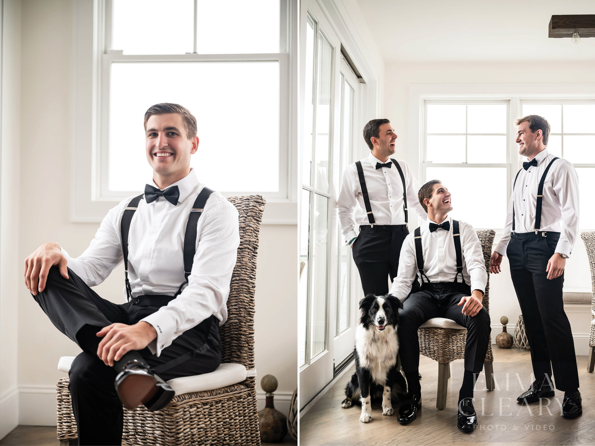 Groom and groomsmen