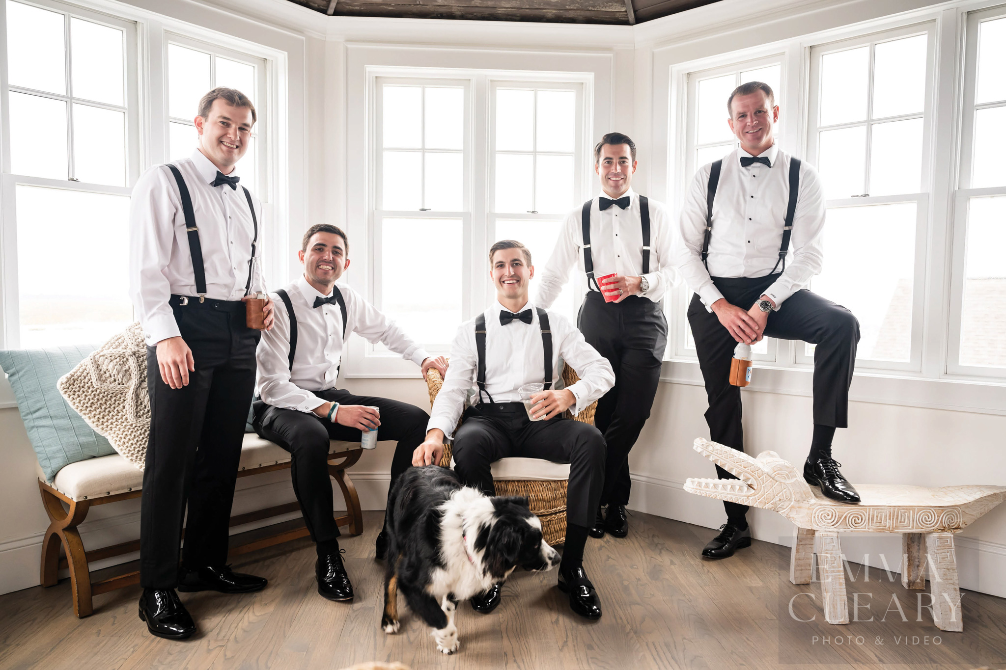 Groom and groomsmen