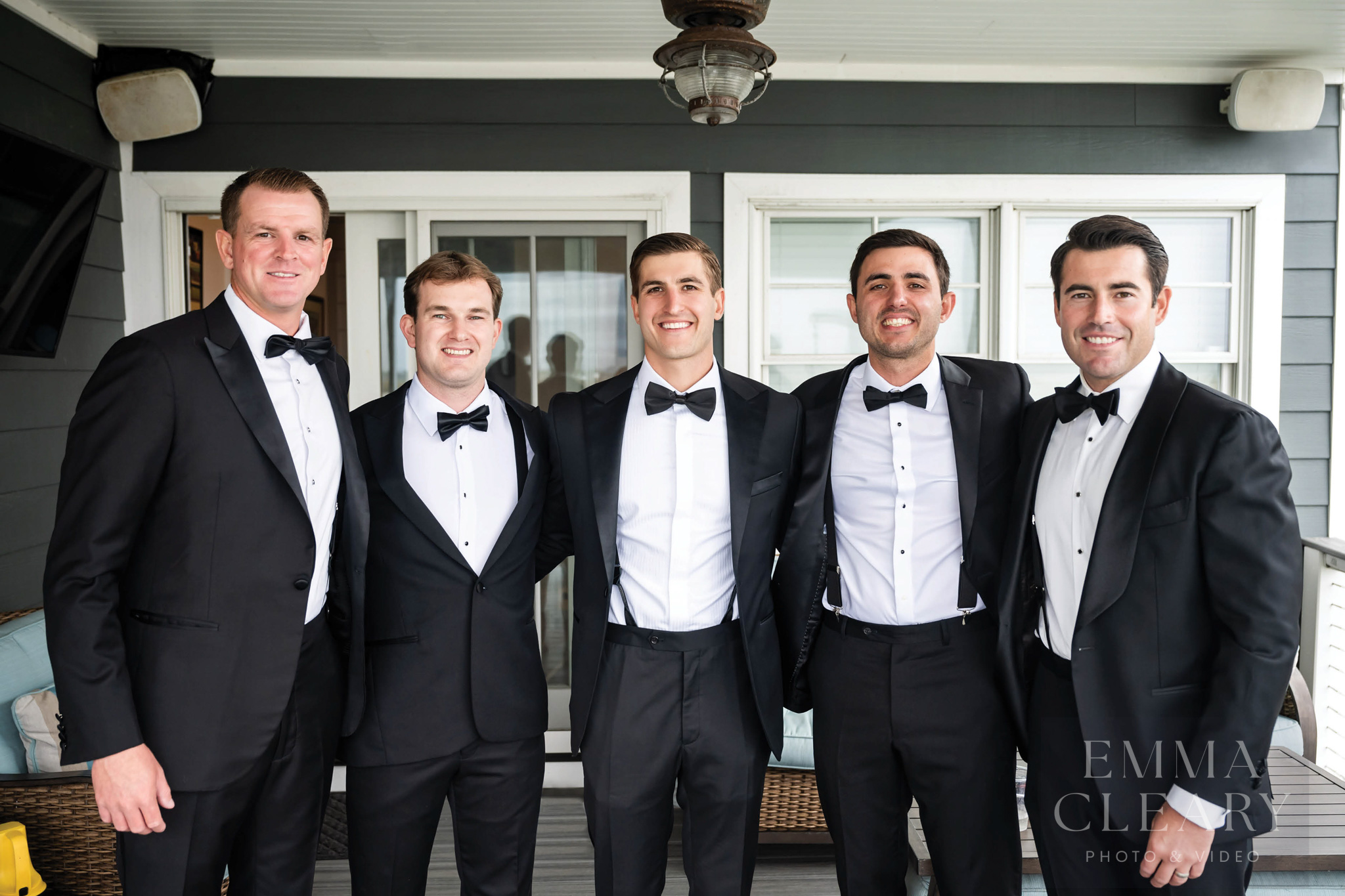 Groom and groomsmen