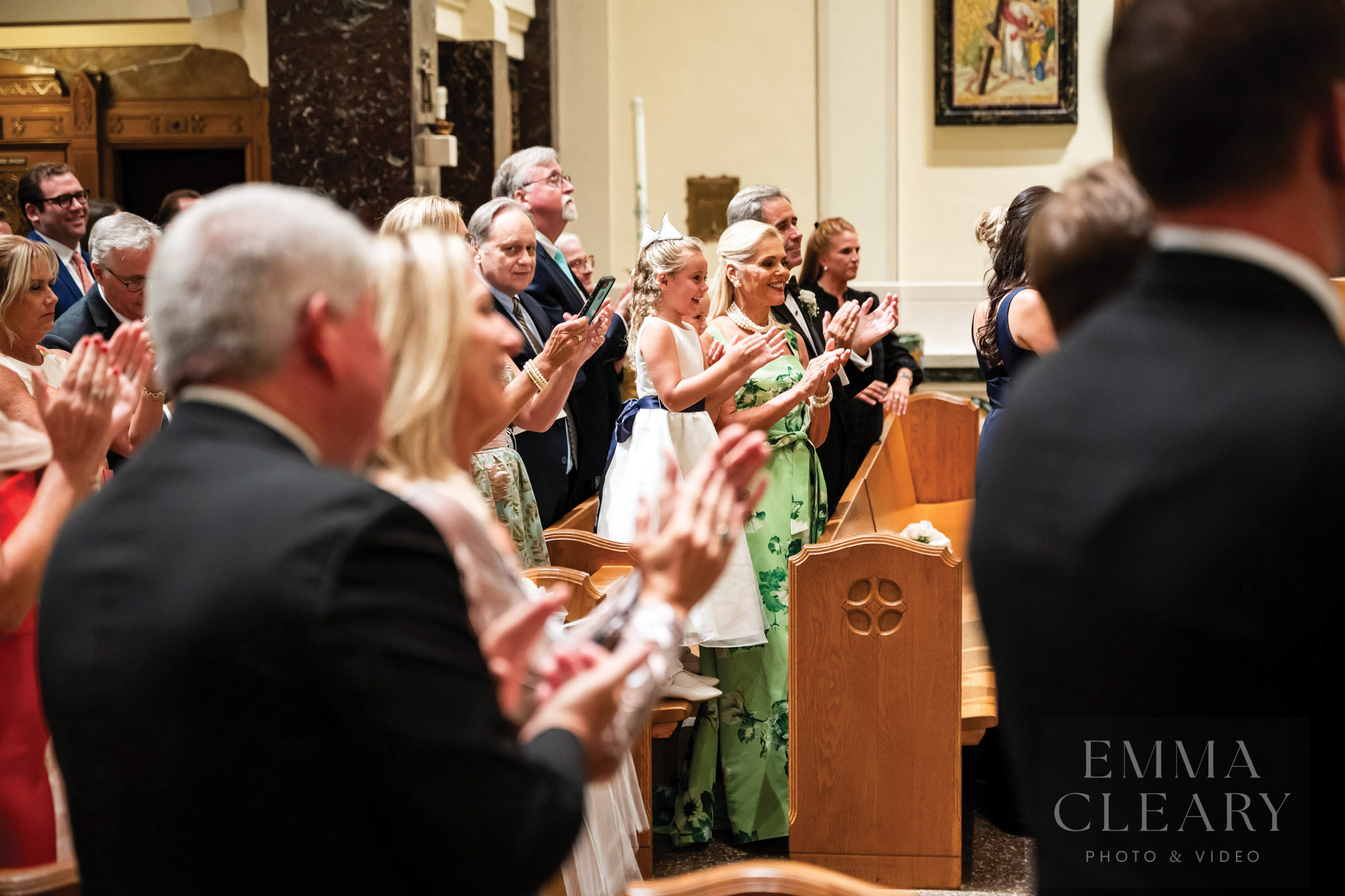 Guests at the wedding ceremony