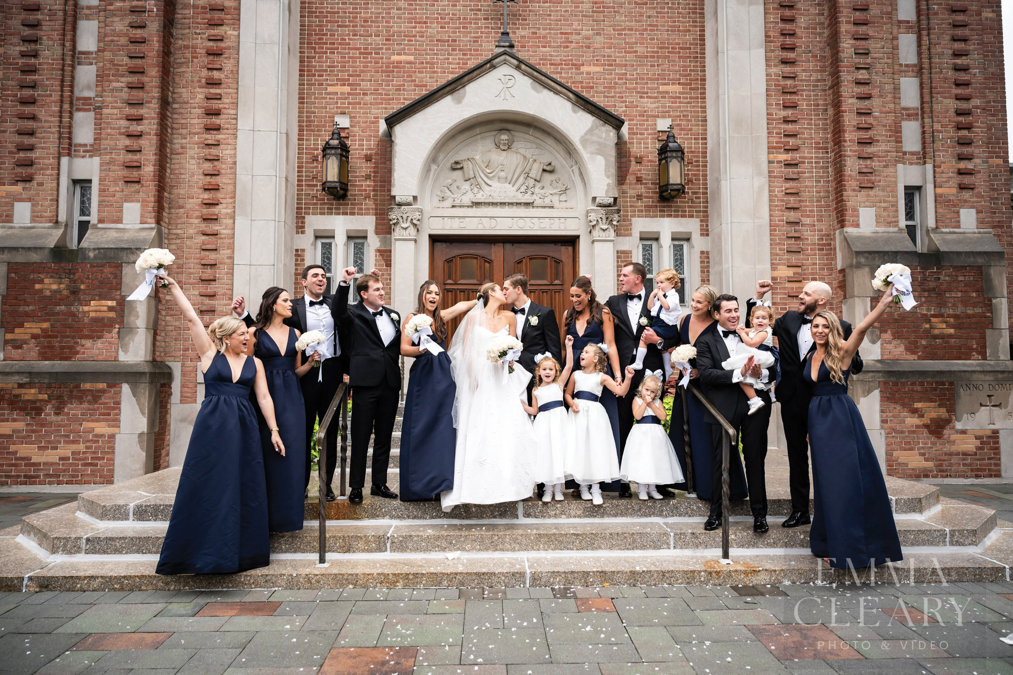 Group wedding portrait