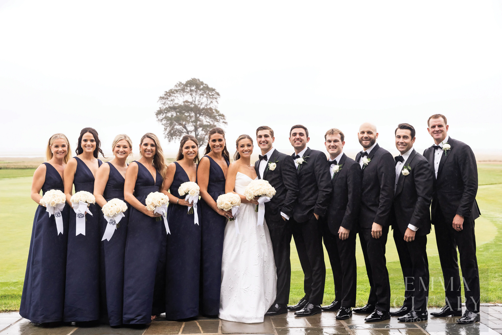 Group wedding portrait