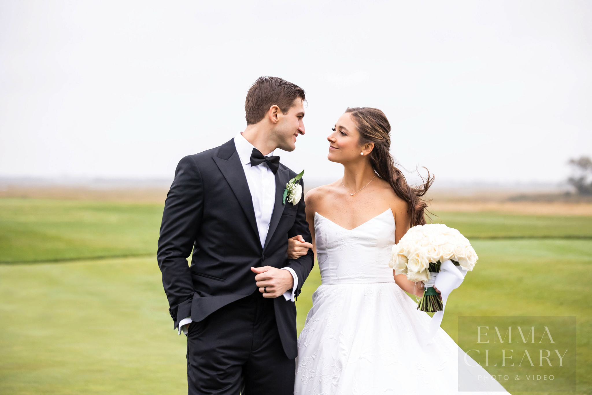Wedding portrait of a couple