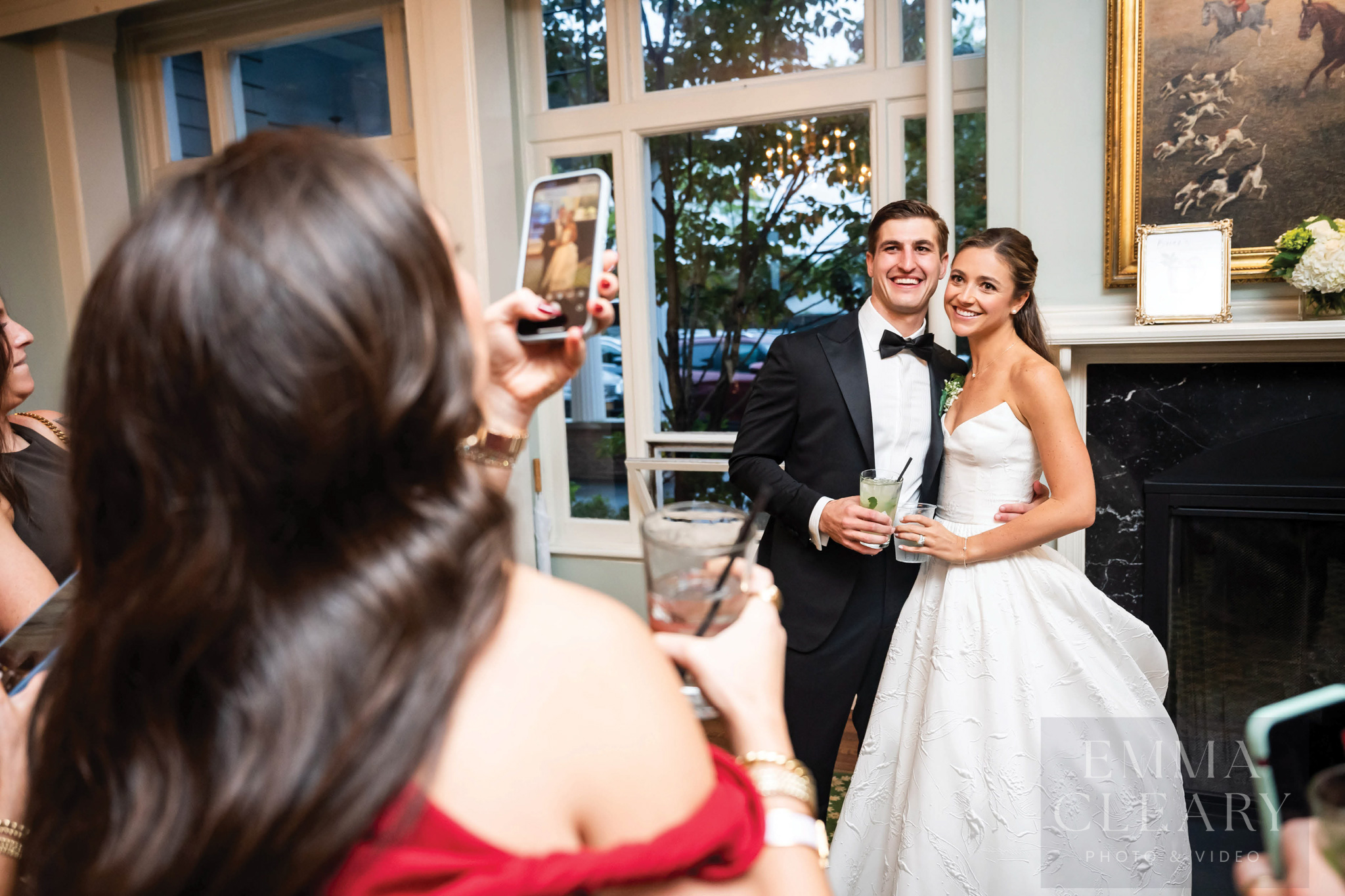 Rockaway Hunting Club Wedding couple