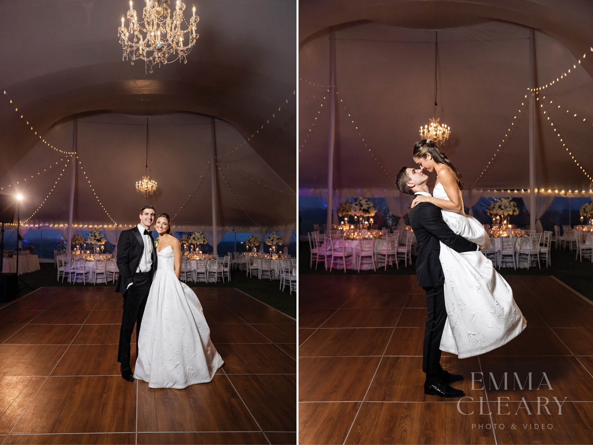 Rockaway Hunting Club Wedding portrait of a couple