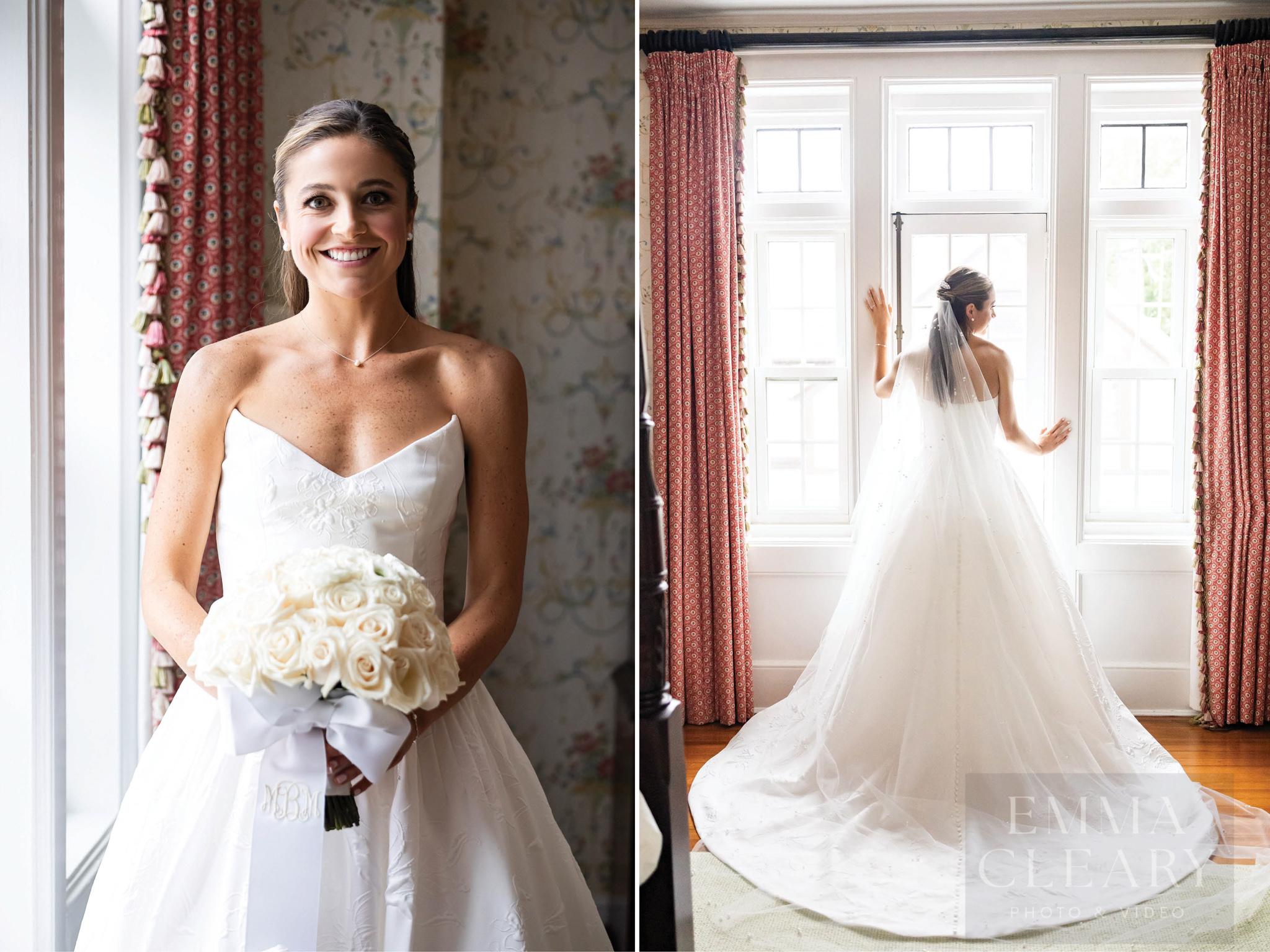 Wedding portrait of the bride