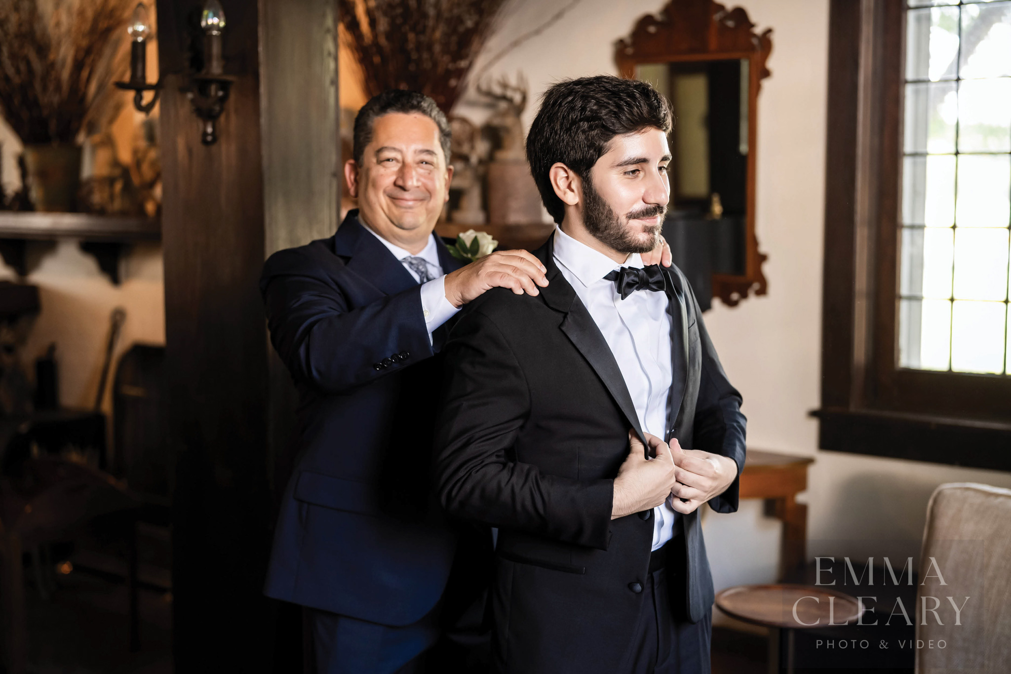 The groom and the father